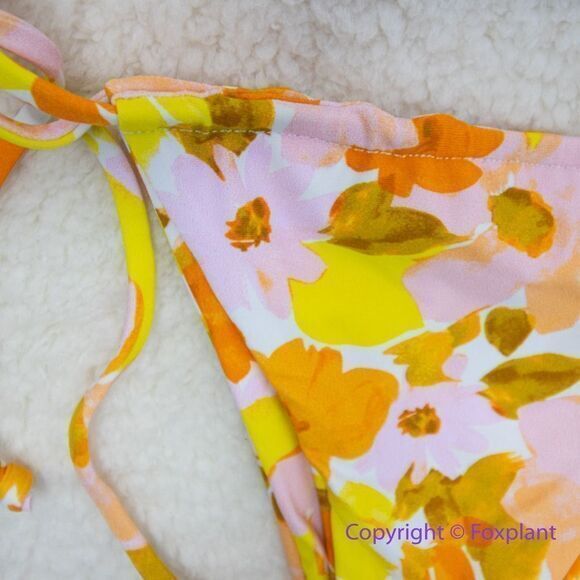 NEW Aila Blue Free People Palm Bikini Bottoms, size S - Picture 9 of 16